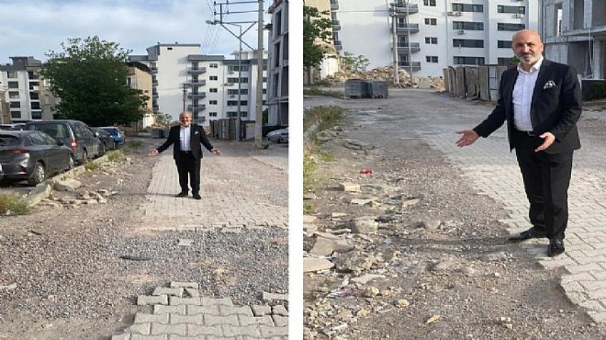 ASFALT ŞANTİYESİ KURDU AMA...BORNOVA'NIN HENDEKLERİ