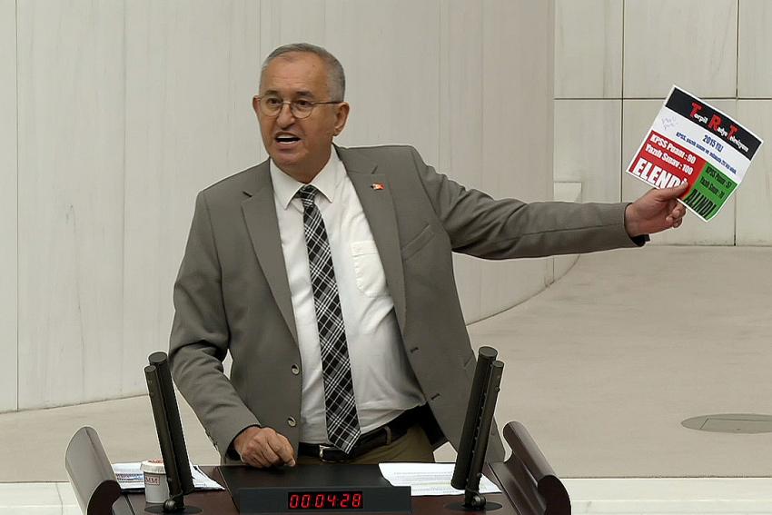 CHP'Lİ SERTEL'DEN AK PARTİ'YE TRT ELEŞTİRİSİ