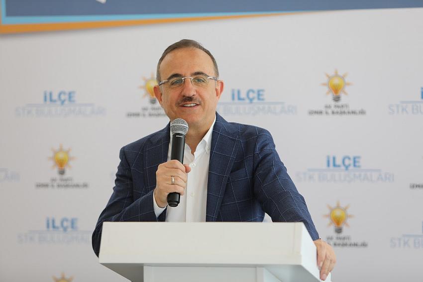 BAŞKAN SÜREKLİ KARŞIYAKA'DA STK'LARLA BULUŞTU