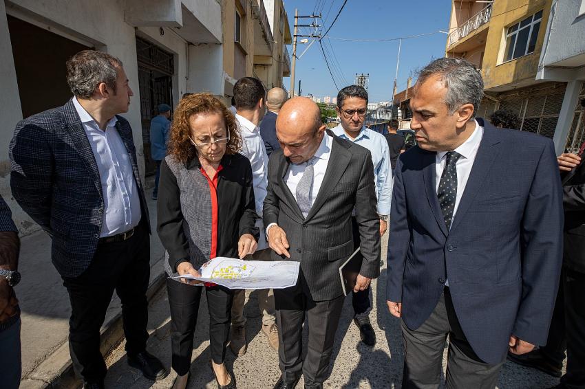 SOYER UZUNDERE'DE KENTSEL DÖNÜŞÜM İNCELEMESİ YAPTI