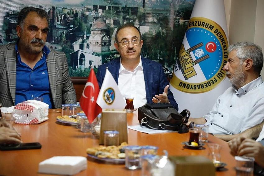 SÜREKLİ ERZURUMLULAR VE BALKAN GÖÇMENLERİ İLE BULUŞTU