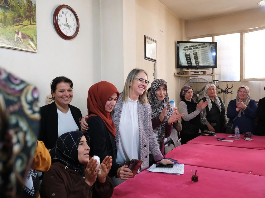 AK PARTİLİ ÇANKIRI'DAN SAHA ÇALIŞMASINA DEVAM