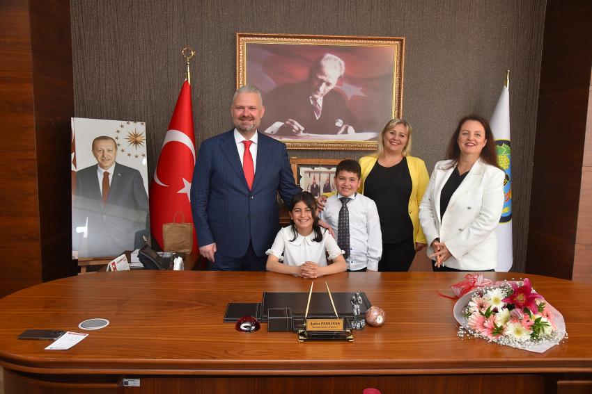 ÇOCUK BAŞKANLARA AYDIN BAŞKAN MÜJDESİ