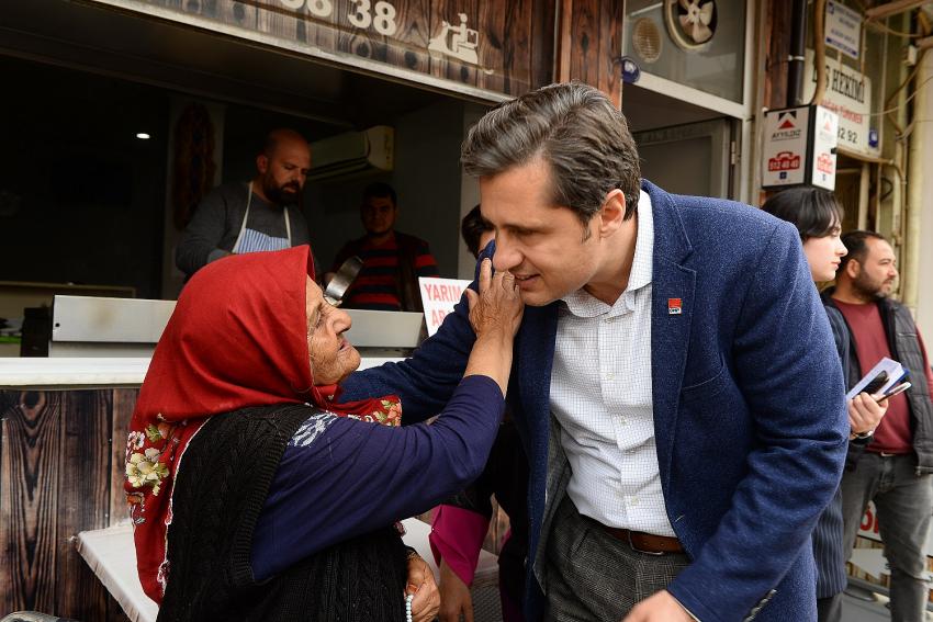 CHP'Lİ YÜCEL TİRE VE BEYDAĞ'DA SEÇMENLERLE BULUŞTU