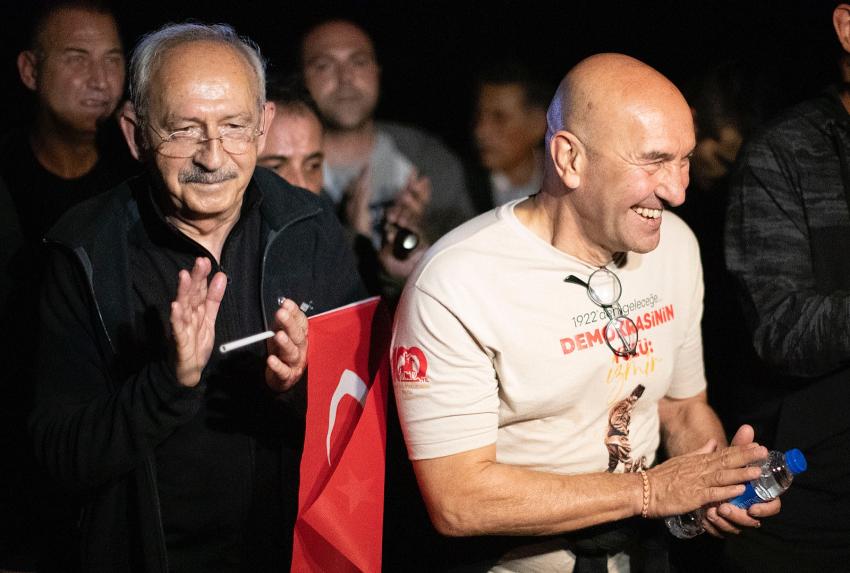 SOYER İLE KILIÇDAROĞLU KOCATEPE YÜRÜYÜŞÜNDE
