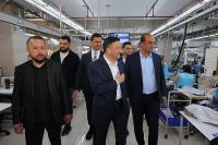 HAMZA DAĞ FABRİKA İŞÇİLERİNİ ZİYARET ETTİ
