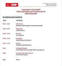 ÖZEL'İN İZMİR PROGRAMININ DETAYLARI BELLİ OLDU