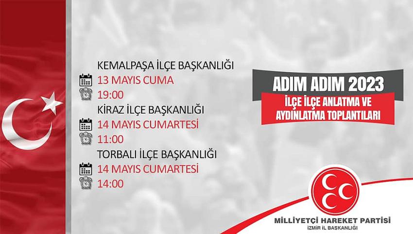 MHP İZMİR'DE 2023 TOPLANTILARI SÜRÜYOR