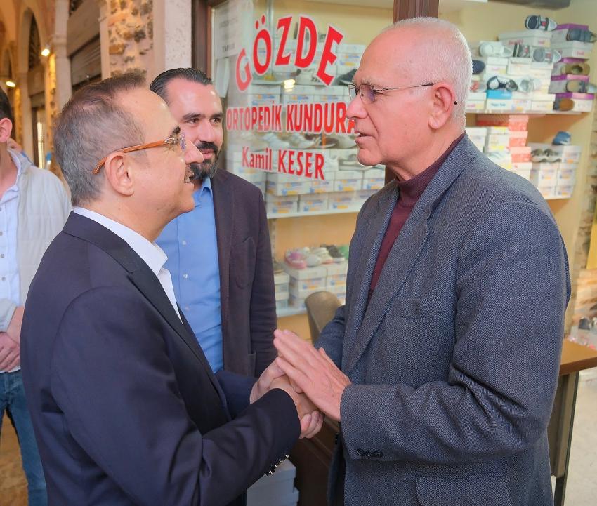 AK PARTİLİ SÜREKLİ TİRE VE BAYINDIR'DA KONUŞTU