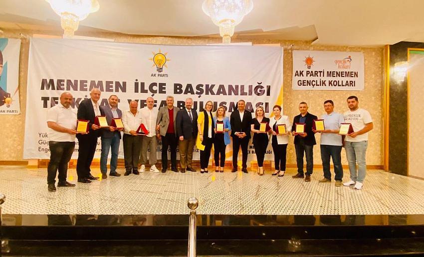 AK PARTİ MENEMEN'DE BÜYÜK VEFA BULUŞMASI