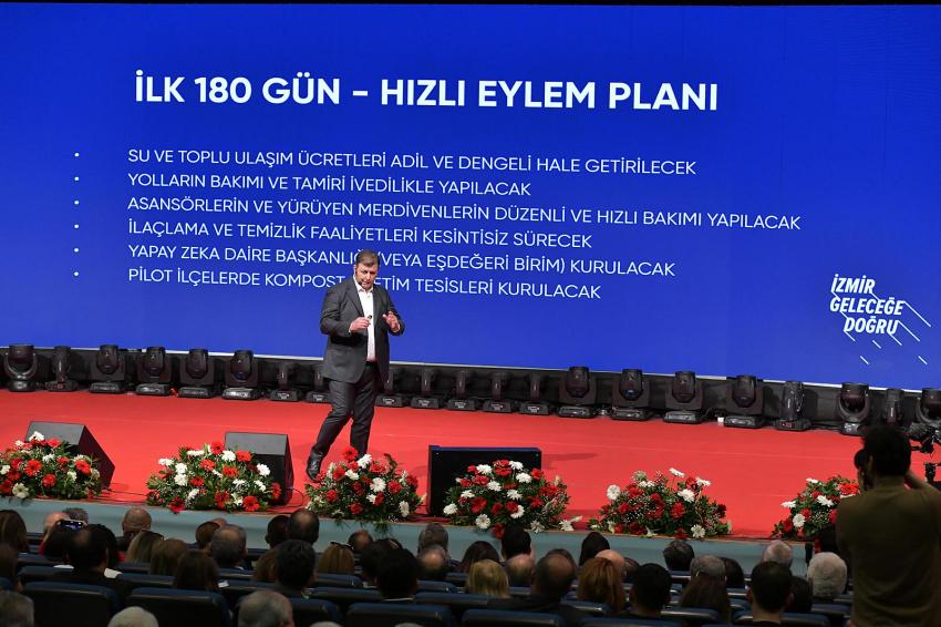CEMİL TUGAY İZMİR PROJELERİNİ AÇIKLADI